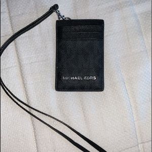 black MICHEAL KORS landyard